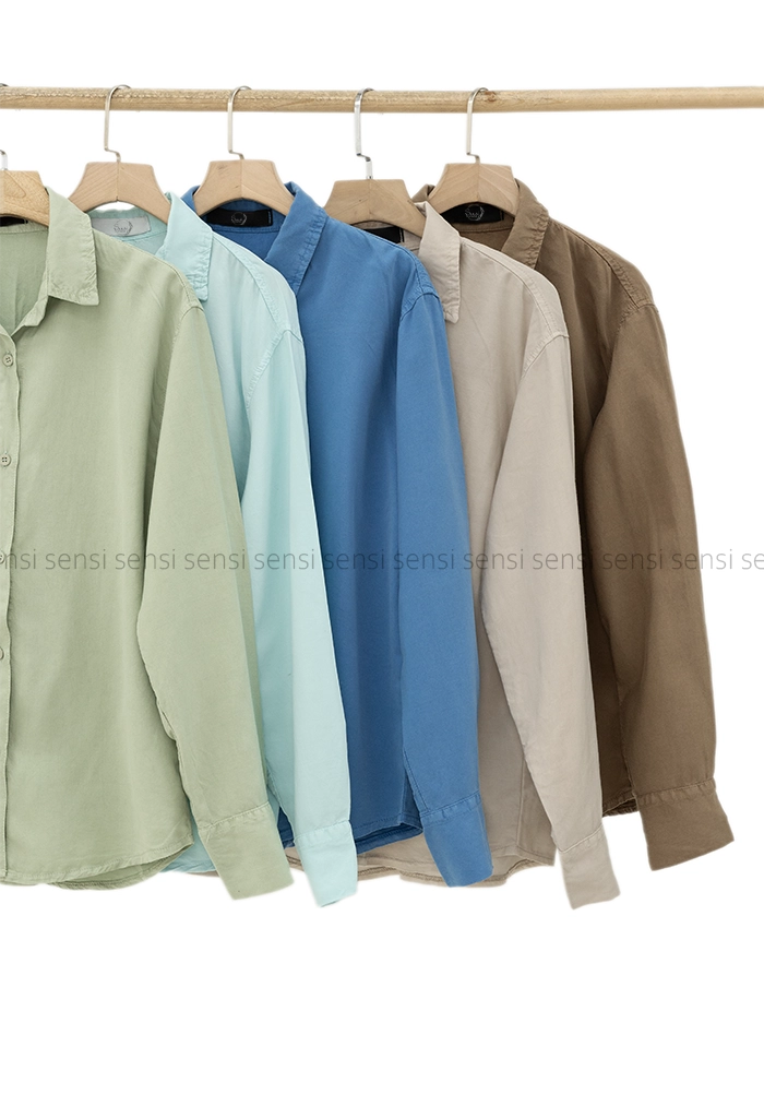 شومیز پوپلین پشت پیله کد1005103